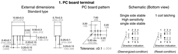 Mechanical Drawing - Panasonic Industrial Devices GN Power Relays (AGN)